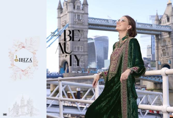 Delhi 6 Dobara By Ibiza Viscose Velvet Embroidery Salwar Kameez Suppliers In India